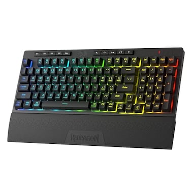 Redragon K515 PRO Shiva RGB Wireless Membrane Gaming Keyboard 98 Keys MechanicalFeel Keyboard wSmooth Linear Switch OnBoard Macro Multimedia Keys Detachable Wrist Rest Software Supported