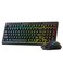 Redragon S142 Wireless Gaming Keyboard Mouse Combo 98 Keys K515 PRO RGB Membrane Keyboard 4800 DPI Wireless 24Ghz Gaming Mouse Bundle Convenient Shared Dongle
