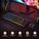 Redragon S142 Wireless Gaming Keyboard Mouse Combo 98 Keys K515 PRO RGB Membrane Keyboard 4800 DPI Wireless 24Ghz Gaming Mouse Bundle Convenient Shared Dongle