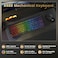 Redragon Wireless Mechanical Keyboard 3 Mode Gasket Mounted RGB Gaming Keyboard with Volume Knob PreLubed Linear Switches MDAProfile 98 Keys Hot Swappable Creamy Keyboard for PCTabletXboxPS4