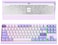 KEEBMONKEY WOBKEY Crush 80 Reboot CNC Aluminum 5Second QuickRelease TripleMode Connectivity Mechanical Keyboard with Superior Acoustics Pro Purple