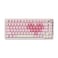 YUNZII B75 PRO Wireless Mechanical Keyboard75 Layout with KnobHot Swap Gasket Custom StructureCreamy Prelubed SwitchesRGB BacklitBluetoothTypeC24G for WinMacMilk SwitchPink
