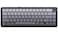 MAMBASNAKE Attack Shark X66 Gasket Wireless Mechanical Keyboard with Volume Knob60 Bluetooth24GHzWired Gaming KeyboardRGB BacklitSide Printed PBT Keycaps66 Keys Hot Swappable for PCMACBlack