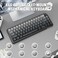 MAMBASNAKE Attack Shark X66 Gasket Wireless Mechanical Keyboard with Volume Knob60 Bluetooth24GHzWired Gaming KeyboardRGB BacklitSide Printed PBT Keycaps66 Keys Hot Swappable for PCMACBlack