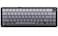 MAMBASNAKE Attack Shark X66 Gasket Wireless Mechanical Keyboard with Volume Knob60 Bluetooth24GHzWired Gaming KeyboardRGB BacklitSide Printed PBT Keycaps66 Keys Hot Swappable for PCMACBlack