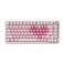 YUNZII B75 PRO Wireless Mechanical Keyboard75 Layout with KnobHot Swap Gasket Custom StructureCreamy Prelubed SwitchesRGB BacklitBluetoothTypeC24G for WinMacCocoa Cream V2 SwitchPink