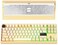 KEEBMONKEY WOBKEY Crush 80 Reboot CNC Aluminum 5Second QuickRelease TripleMode Connectivity Mechanical Keyboard with Superior Acoustics Pro Yellow