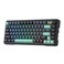 Redragon K724 PRO Wireless Gasket Gaming Keyboard wHype Screen Knob 81Key Mechanical Keyboard EasyControl 114 TFT Info Display 5Layer Noise Dampening Custom Linear Switch Dark Jade Color