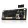RedThunder K95 Wireless Mechanical Keyboard TFT Screen Knob TriMode BT5024GHzUSBC Hot Swappable Custom Prelubed Linear Pink Switches Gasket Structure RGB Gaming Keyboard BlackGold