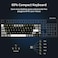 Newmen GM681 Mechanical Keyboard68 Keys Compact USB 60 Custom LED Backlit Hot Swappable Small Mini Computer Gaming Mechanical Wired Keyboard for PC Gamer Win MacBlackWhiteGreyRed Switch