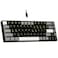 Newmen GM681 Mechanical Keyboard68 Keys Compact USB 60 Custom LED Backlit Hot Swappable Small Mini Computer Gaming Mechanical Wired Keyboard for PC Gamer Win MacBlackWhiteGreyRed Switch