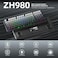 ZORNHER ZH980 Mechanical Keyboard Wireless95 Black White Creamy Keyboard with Number PadGaming Keyboard with Number PadLighted Up PBT KeycapsCreamy Sounding Linear SwitchesFull Size