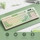 AULA S99 Pro Wireless Keyboard Display Screen Media Knob TriMode Bluetooth24GUSBC RGB Creamy Gaming Keyboard with Number Pad Macro Keys Custom Computer Keyboards for Laptop PC Gamer Green