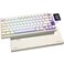 YUNZII AL80 Wireless Mechanical KeyboardFull Aluminum CNC Smart LCD DisplayHot Swappable Gasket Mount 75 Layout with KnobBT24GUSBCQMKVIA Support for WinMac Beige Gateron Zero Switch