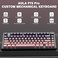 AULA F75 Pro Wireless Mechanical Keyboard75 Hot Swappable Custom KeyboardRGB BacklitPrelubed Reaper SwitchesSide Printed PBT Keycaps Mechanical Gaming Keyboards PinkBlack