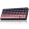 AULA F75 Pro Wireless Mechanical Keyboard75 Hot Swappable Custom KeyboardRGB BacklitPrelubed Reaper SwitchesSide Printed PBT Keycaps Mechanical Gaming Keyboards PinkBlack