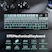 RedThunder K95 Wireless Mechanical KeyboardTFT Screen Knob TripModes Connection Gasket Custom HotSwap Keyboard RGB Backlit Prelubed Linear Switches Side Printed PBT Keycaps Gray Gradient