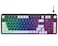 Hofotek 96 Wired Gaming KeyboardCreamy Membrane Quiet Silent Keyboard with Number Pad Volume KnobLight Up Computer USB Teclado for PC Desktop Games Office