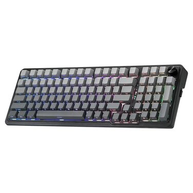 Redragon K686 PRO 98 Keys Wireless Gasket RGB Gaming Keyboard 3Mode PBT Mechanical Keyboard wHotSwap SouthFacing RGB Socket Dedicated Knob Control 5Layer Noise Dampening Gradient PBT Keycaps