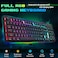 Redragon Updated S107 Gaming Keyboard and Mouse RGB Gaming Keyboard and 10000 DPI Mouse Combo with 25Key AntiGhosting 1K Hz Programmable Mice with Software Plug Play to PC Laptop Upgrade