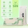 AULA S99 Gaming Keyboard Wireless Computer Keyboards TriMode Bluetooth24GHzUSBC Custom Creamy Keyboard with Number Pad RGB Backlit Media Knob Cute Programmable Keyboard for PC Gamer Green