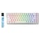 GK GAMAKAY x NaughShark NS68 Rapid Trigger Wired Gaming Keyboard 65 Hall Effect Mechanical Keyboard 8KHz Polling Rate 001mm RT Snap Tap Outemu Peach Crystal Magnetic Switch WhiteShine Through