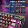 Redragon Wireless Mechanical Gaming Keyboard GasketMounted RGB Backlit Custom Keys 3ModeBluetooth24GUSB HotSwap PreLubed Switches Screen Control Knob Cyber Mecha Style Plasma Arc