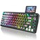 Redragon Wireless Mechanical Gaming Keyboard GasketMounted RGB Backlit Custom Keys 3ModeBluetooth24GUSB HotSwap PreLubed Switches Screen Control Knob Cyber Mecha Style Plasma Arc