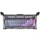 GravaStar Mercury K1 Pro Wireless Mechanical Gaming Keyboard 75 Layout RGB Custom Keyboard Electroplated Glossy Frame HotSwappable Linear Switches Cyberpunk Edition