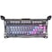 GravaStar Mercury K1 Pro Wireless Mechanical Gaming Keyboard 75 Layout RGB Custom Keyboard Electroplated Glossy Frame HotSwappable Linear Switches Cyberpunk Edition