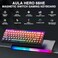 AULA Hero 68 HE 60 Gaming Keyboard Wired Hall Effect Magnetic Switch Keyboard with 8K Hz Polling Rate Side Printed PBT Keycaps RGB Light Box Customizable Web Software for PCMac Gamers