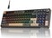 RK ROYAL KLUDGE R98 Pro Wired Mechanical Keyboard 96 Creamy Gaming Keyboard RGB Backlit with Number Pad and Volume Knob Gasket Mount MDA Profile PBT Keycaps Hot Swappable Prelubed Linear Switch