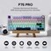 MechLands Aula F75 PRO 75 Wireless Gaming Keyboard Gasket Mechanical Custom Keyboard with FiveLayer Padding BT24GHzUSBC Hot Swappable Knob RGB Reaper Switches White Blue