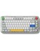 nuphy Kick75 Wireless Mechanical Keyboard with Knob75 Layout 80 Keys RGB Backlit Hot Swappable Low Profile Keyboard with PBT KeycapsGaming Keyboards Support BT24GUSBC Blush Nano Switch