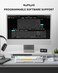 nuphy Kick75 Wireless Mechanical Keyboard with Knob75 Layout 80 Keys RGB Backlit Hot Swappable Low Profile Keyboard with PBT KeycapsGaming Keyboards Support BT24GUSBC Blush Nano Switch