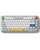 nuphy Kick75 Wireless Mechanical Keyboard with Knob75 Layout 80 Keys RGB Backlit Hot Swappable Low Profile Keyboard with PBT KeycapsGaming Keyboards Support BT24GUSBC Blush Nano Switch