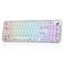 YUNZII X98 QMKVIA Wireless Mechanical Gaming Keyboard with KnobTriMode BT50USBC24GHz Hot Swappable KeyboardPrelubed Switches Gasket Mount RGB Backlit for WinsMac White Snow Switch