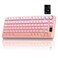AULA S75 PRO Wireless Mechanical Keyboard with ScreenKnob TriMode Hot Swappable Gaming Keyboard 75 Prelubed Switches RGB Backlit Side Printed PBT Keycaps Creamy Sounding Pink Keyboards