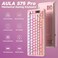 AULA S75 PRO Wireless Mechanical Keyboard with ScreenKnob TriMode Hot Swappable Gaming Keyboard 75 Prelubed Switches RGB Backlit Side Printed PBT Keycaps Creamy Sounding Pink Keyboards