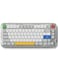 nuphy Kick75 Wireless Low Profile Mechanical Keyboard with Volume Knob75 Hot Swappable Gaming Keyboard80 Keys RGB Backlit with PBT Keycaps Support BT24GUSBC Red Nano Switch