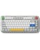 nuphy Kick75 Wireless Low Profile Mechanical Keyboard with Volume Knob75 Hot Swappable Gaming Keyboard80 Keys RGB Backlit with PBT Keycaps Support BT24GUSBC Red Nano Switch