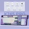 Redragon K745 PRO Wireless Gasket RGB Gaming Keyboard 108 Keys Mechanical Keyboard wExtra 4 Hotkeys HotSwap Socket 5Layer Noise Dampening SeeThrough Round PBT Keycaps Mint Mambo Switch