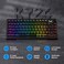 Redragon K724 PRO Wireless Gasket Gaming Keyboard wHype Screen Knob 81Key Mechanical Keyboard EasyControl 114 TFT Info Display 5Layer Noise Dampening Custom Linear Switch