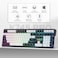 Redragon K745 PRO Wireless Gasket RGB Gaming Keyboard 108 Keys Mechanical Keyboard wExtra 4 Hotkeys HotSwap Socket 5Layer Noise Dampening SeeThrough Round PBT Keycaps Mint Mambo Switch
