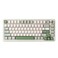 YUNZII B75 PRO Wireless Mechanical Keyboard75 Layout with KnobHot Swap Gasket StructureCreamy Prelubed SwitchesRGB BacklitBluetoothTypeC24G for WinMac Matcha Green Cocoa Cream V2 Switch