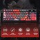 Redragon K719 PRO Wireless Gasket Gaming Keyboard wHype Screen Knob 95 Keys Mechanical Keyboard EasyControl 114 TFT Info Display 5Layer Noise Dampening Custom Linear Switch Anime Edition
