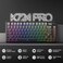 Redragon K724 PRO Wireless Gasket Gaming Keyboard wHype 114 TFT Screen Knob 81Key 75 Mechanical Keyboard 5Layer Noise Dampening HotSwap SouthFacing RGB Socket Gradient PBT Keycaps