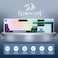 Redragon K668 Wired Gasket RGB Gaming Keyboard 108 Keys Mechanical Keyboard wExtra 4 Hotkeys Upgraded Hotswappable Socket Sound Absorbing Foam Mixed Color Keycaps Custom Linear Switch