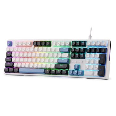 Redragon K668 Wired Gasket RGB Gaming Keyboard 108 Keys Mechanical Keyboard wExtra 4 Hotkeys Upgraded Hotswappable Socket Sound Absorbing Foam Mixed Color Keycaps Custom Linear Switch