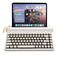 YUNZII QL75 Wireless Typewriter Hot Swap Retro Mechanical KeyboardPunk Round KeycapsRGB Backlit QMKVIA Programmable MultiDevice Keyboard with 24GHzTypeCBT50 White Cocoa Cream V2 Switch